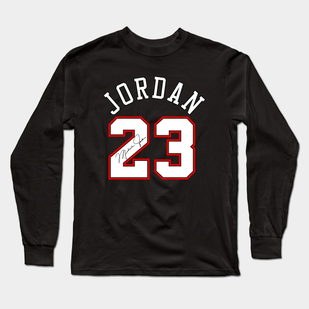 MJ - signed Long Sleeve T-Shirt by Buff Geeks Art